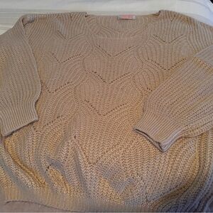 Elegant Knit Scoop Neck Sweater